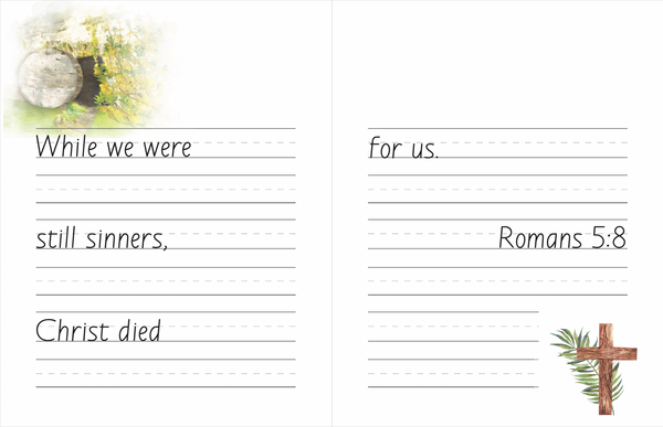 Living Letters: Bible Copywork I Manuscript with Lines