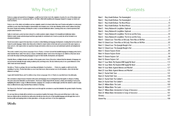 Living Verse Language Arts in Poetry Volume I