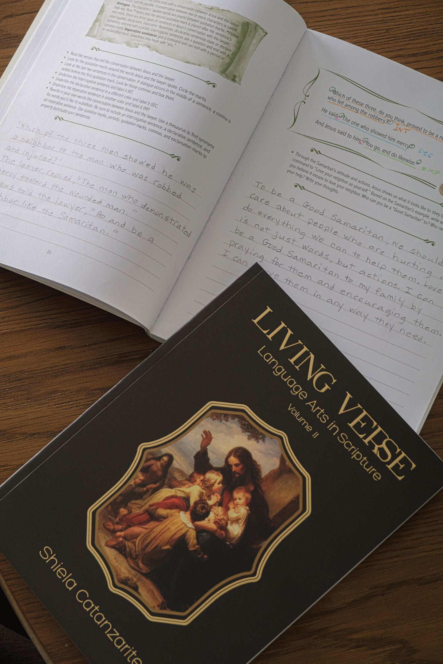 Living Verse Language Arts in Scripture