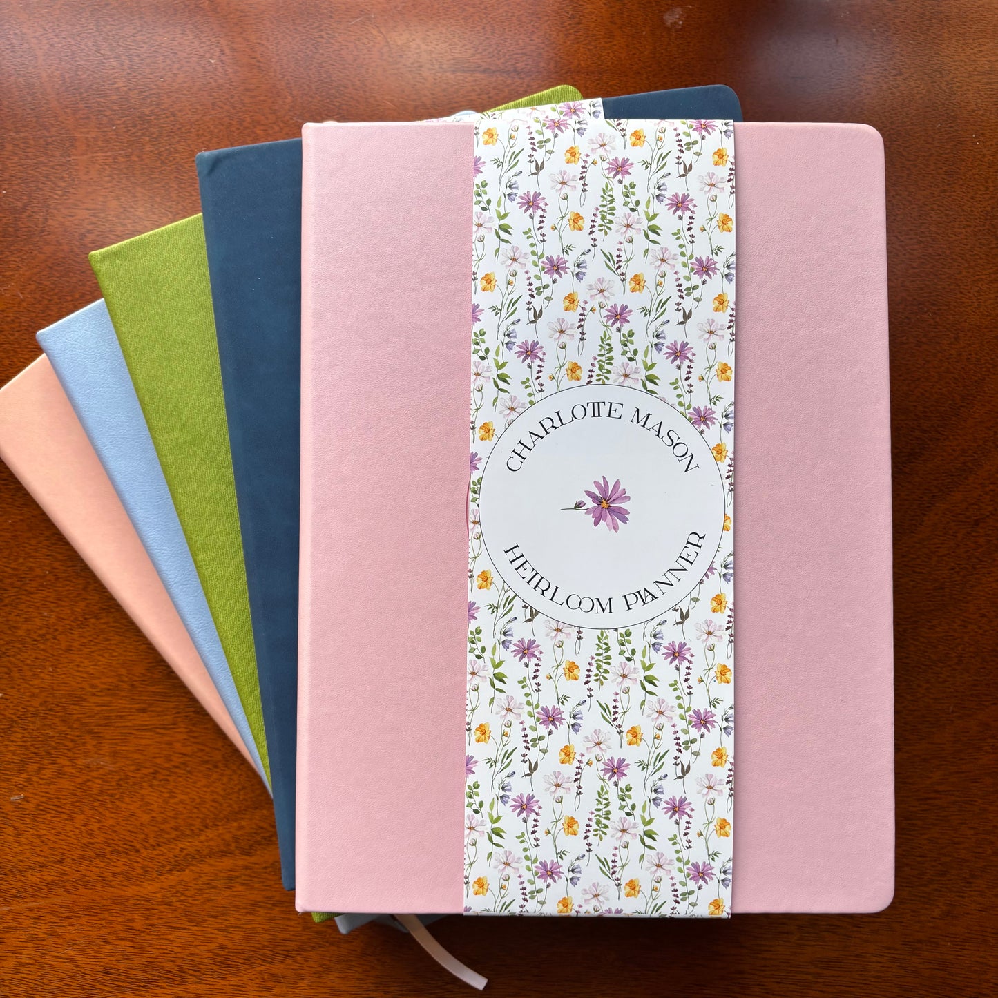 Charlotte Mason Heirloom Planner, a homeschool mom planner and keepsake