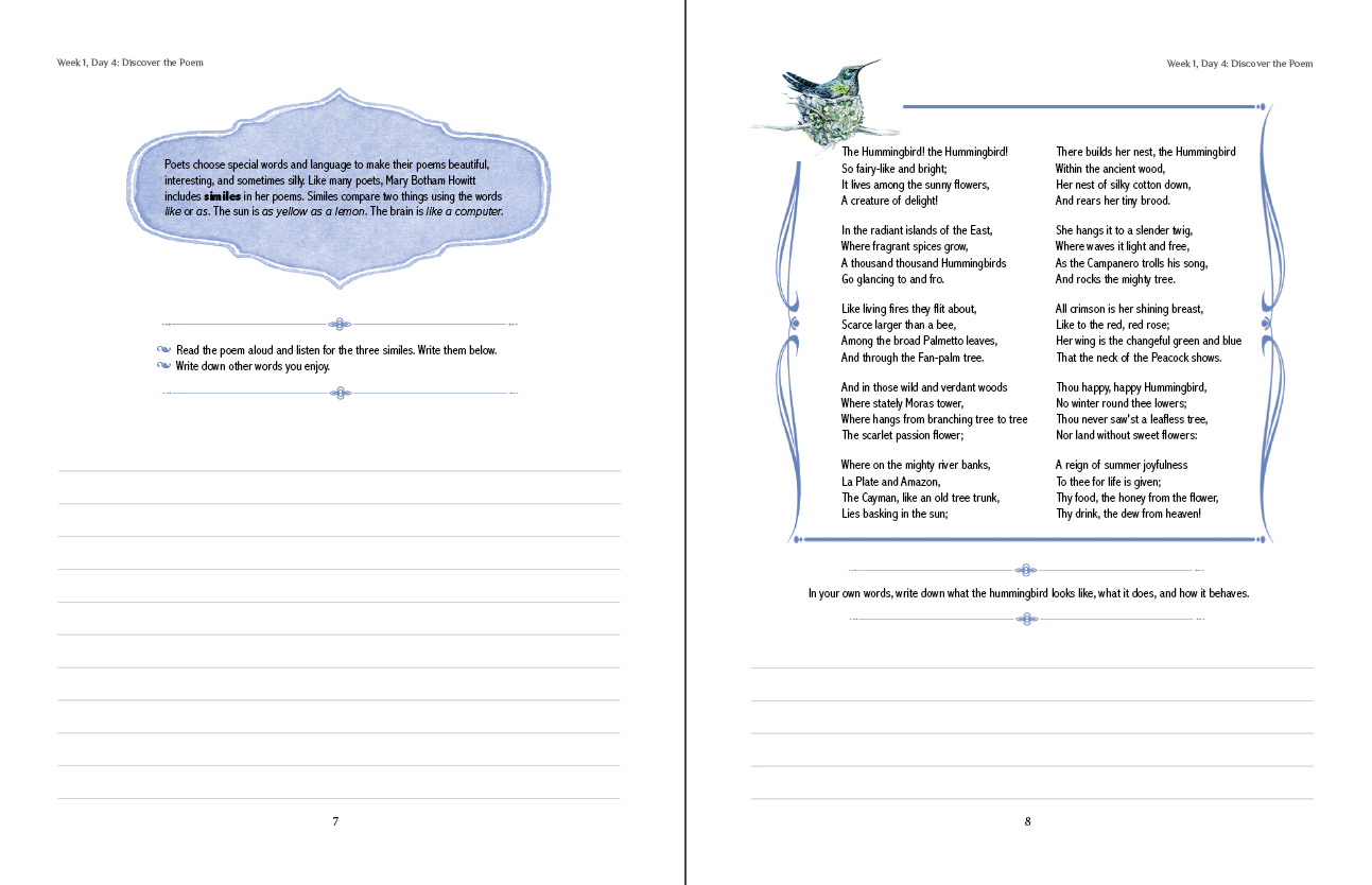 Living Verse Language Arts in Poetry